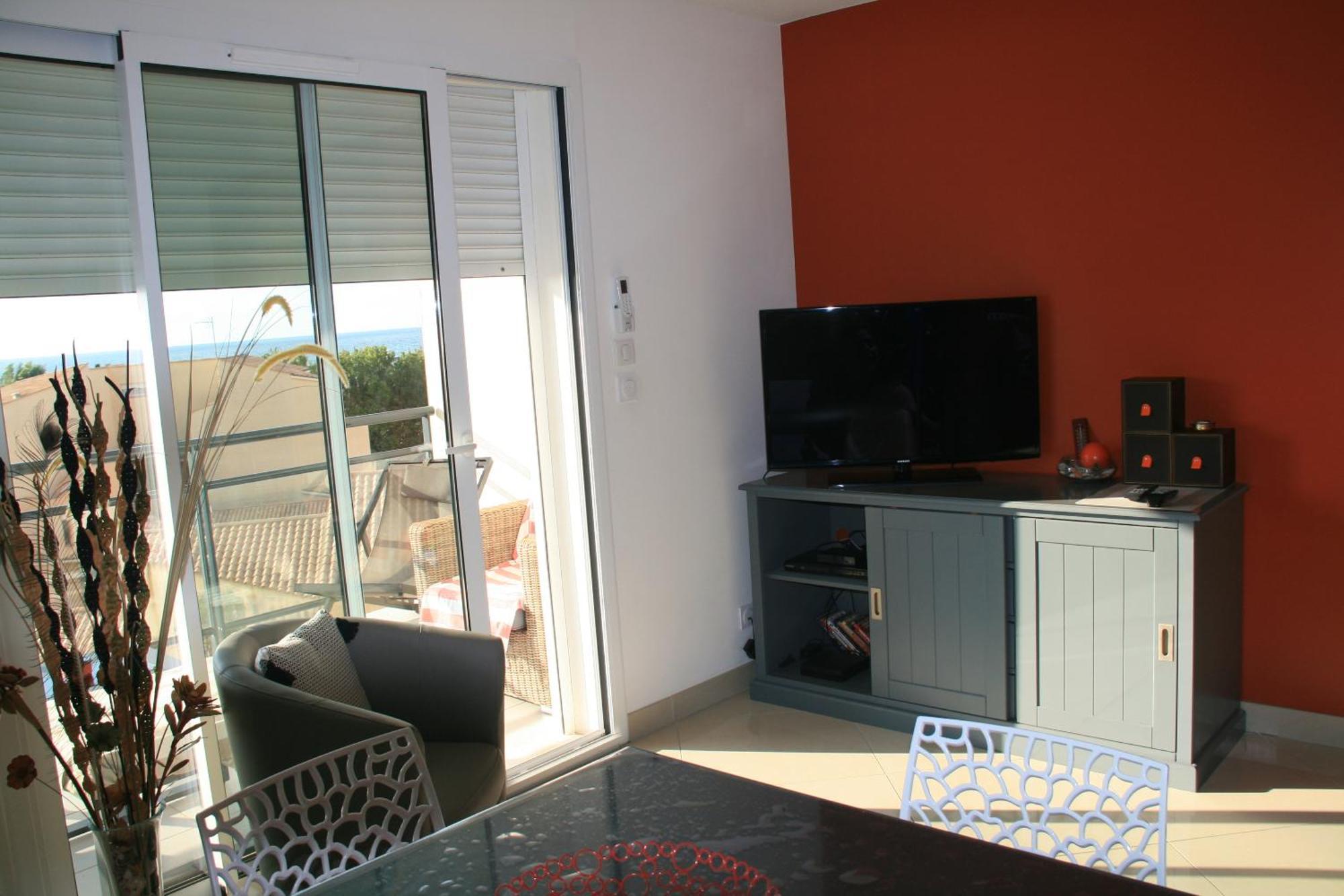T3 Vue Mer 100M De La Plage Wifi Et Parking Saint-Pierre-la-Mer  Esterno foto